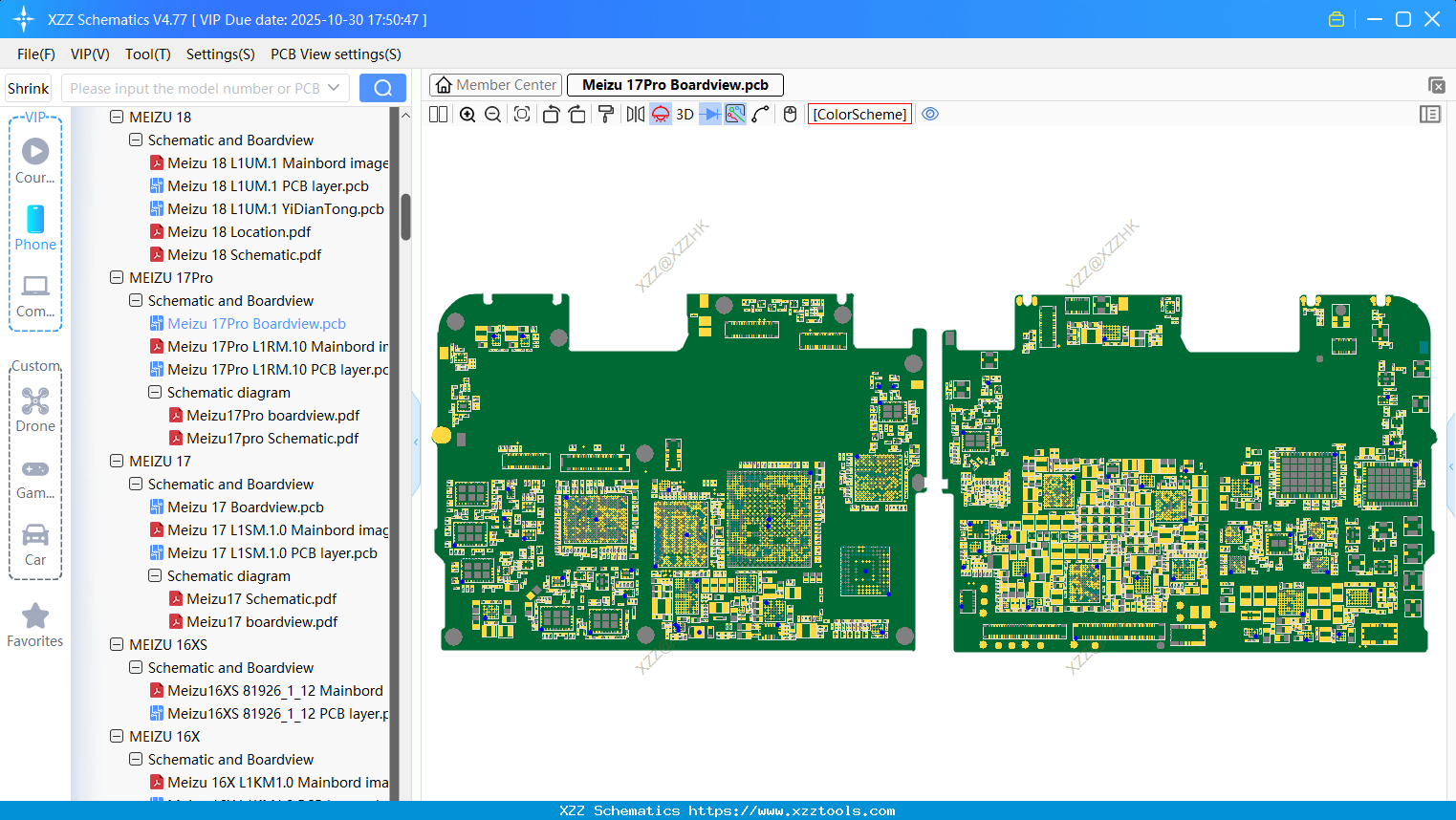 Meizu 17Pro Boardview